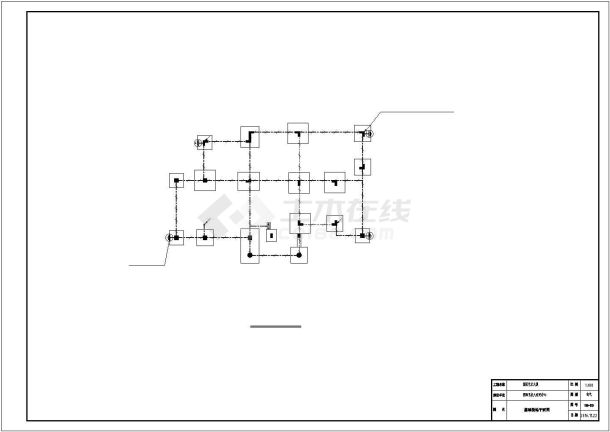 某私人豪华别墅建筑设计施工CAD图纸-图二