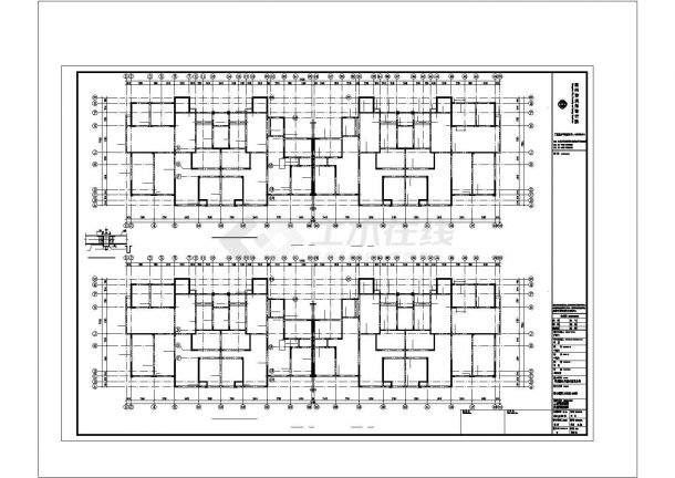 某高层剪力墙结构住宅建筑设计施工CAD图纸-图二
