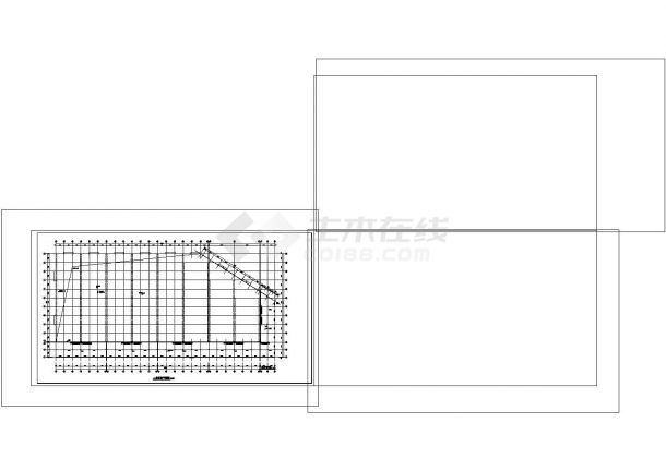 厂房设计_厂房给排水施工图cad非常标准图纸-图二
