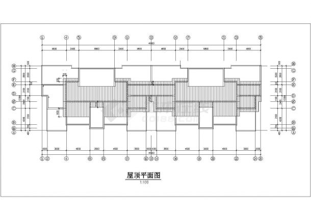 碧海花园精品住宅小区公寓楼确认施工设计cad图纸-图二