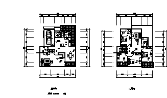 三层简约风格独立别墅建筑设计cad图(含平立面图，共三张)-图一