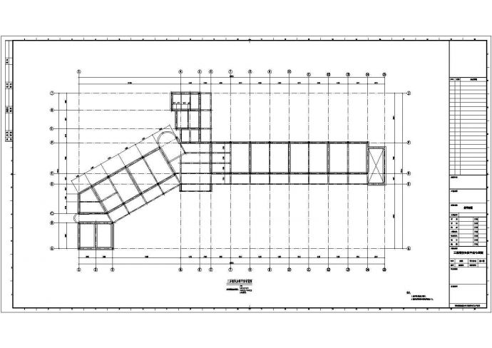 某六层教学楼结构加固设计cad全套结构施工图（共21张图）_图1