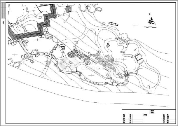 园博会寄思园中心公园展区规划设计施工图cad 图纸-图一