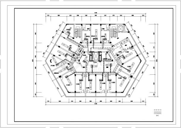 [江西]多层医院舒适性中央空调系统设计施工图-图一