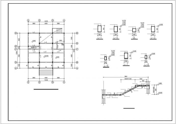 某度假区水乡小别墅建筑全套方案设计施工CAD图纸_图1