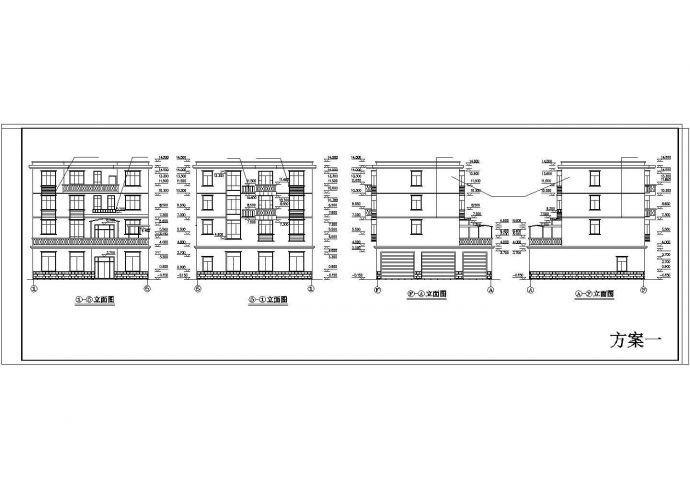 某地区高级私人别墅建筑全套方案设计施工CAD图纸_图1