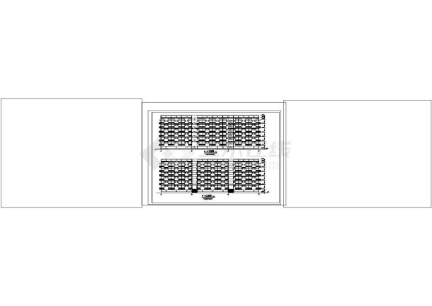 某学院宿舍楼建筑cad非常标准图纸-图二