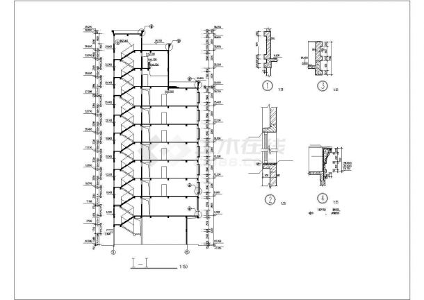 某市郊高级私宅建筑全套方案设计施工CAD图纸-图一