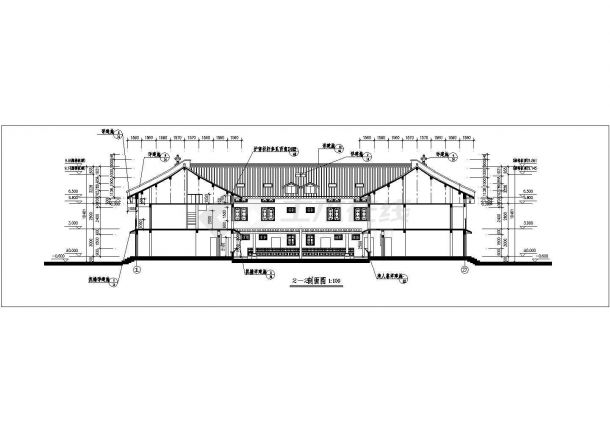 某市郊高级多层民居建筑全套方案设计施工CAD图纸-图一