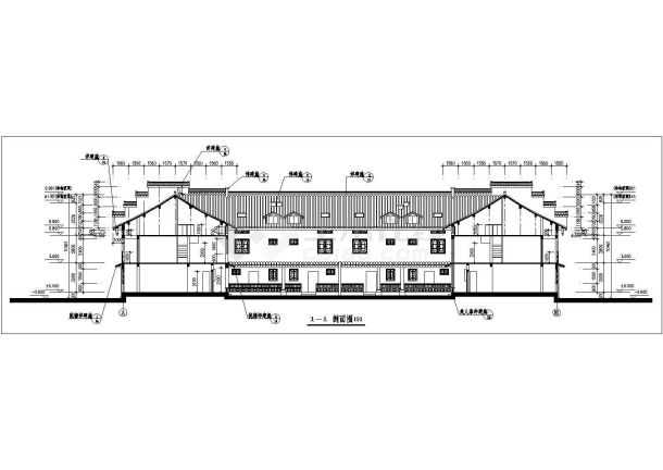 某市郊高级多层民居建筑全套方案设计施工CAD图纸-图二