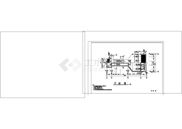 排水泵站全套工艺施工cad非常标准图纸-图二