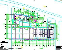 某大学室内体育馆的建筑设计施工CAD图，含设计施工说明_图1