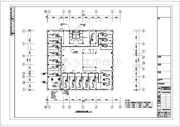 [江西]多层综合楼公共建筑空调通风及防排烟系统设计施工图-图一