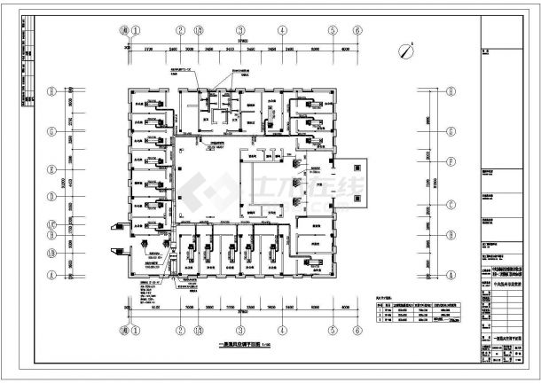 [江西]多层综合楼公共建筑空调通风及防排烟系统设计施工图-图二