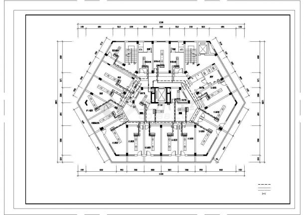 江西多层医院舒适性中央空调系统设计施工图-图一