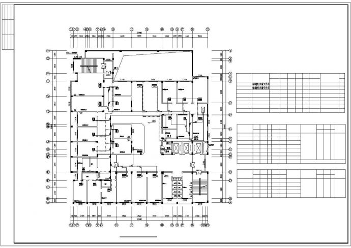 某多层门诊综合大楼（建筑面积8544平方米）空调通风及防排烟系统设计cad施工图（含设计说明）_图1
