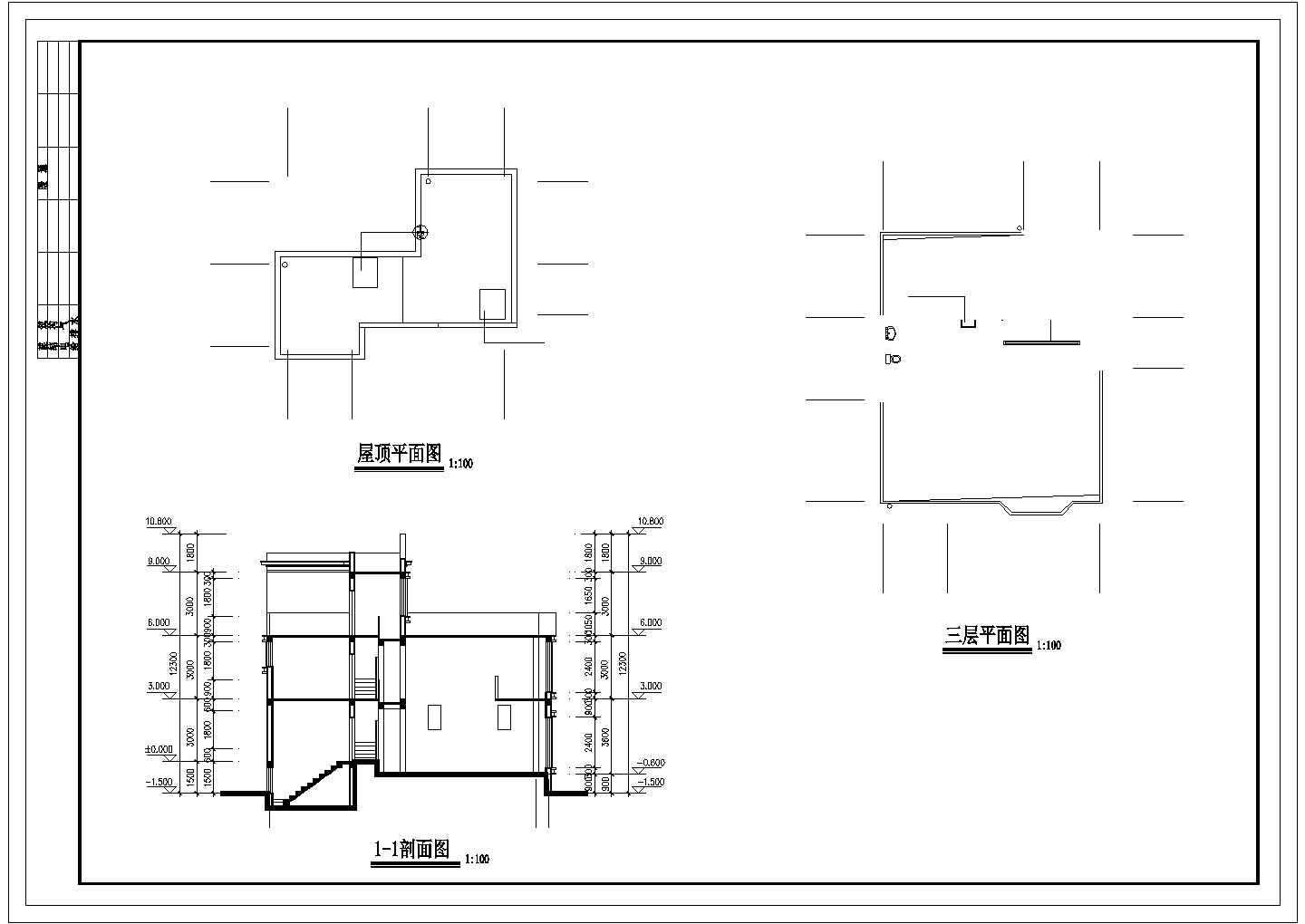 某度假区现代私人小别墅建筑全套方案设计施工CAD图纸