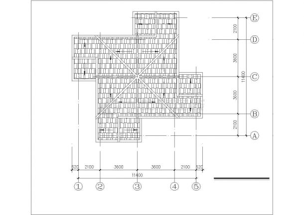 某假日风景区休闲多层别墅建筑方案设计施工CAD图纸-图二