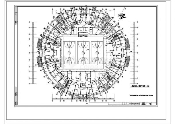 [南方]体育中心体育馆给排水全套图纸（大空间灭火含计算书）-图二
