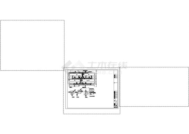 小区室外管网cad图纸设计-图二