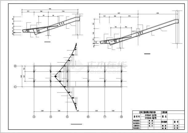 某景区古寺大雄宝殿建筑设计施工CAD图纸-图二