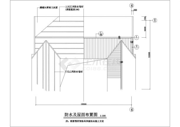 某景区准提庵古庙建筑完整设计施工CAD图纸-图二