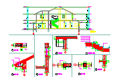 某地现代风格两层别墅建筑设计施工图_图1
