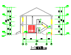 两层现代风格私人住宅建筑设计施工图纸_图1
