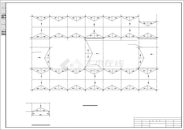 南通星湾中学7260平米4层钢混框架结构教学楼建筑结构设计CAD图纸-图一