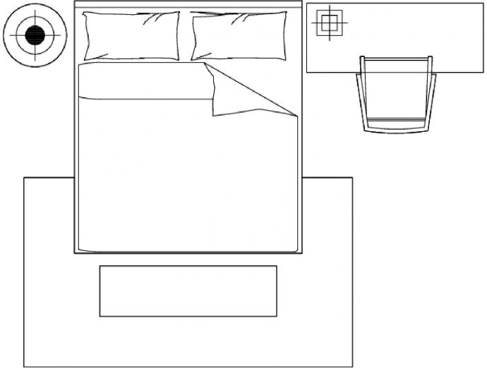 卧室家具家具橱柜室内家装平面图_图1