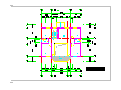 创业农庄L型两层别墅建筑设计CAD图纸-图二