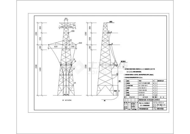 110kV电缆埋地排管辐射cad图纸设计-图一