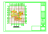 3层别墅结构平面施工CAD参考详图-图二