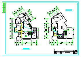 某精细别墅暖通施工平面设计CAD竣工图-图一