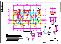 三层高档别墅结构设计CAD施工图-图二