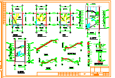 两层双联别墅建筑结构设计CAD施工图-图一