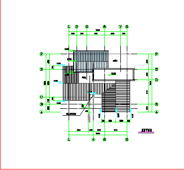 黄冈三层居民阁楼CAD大样构造节点图-图一