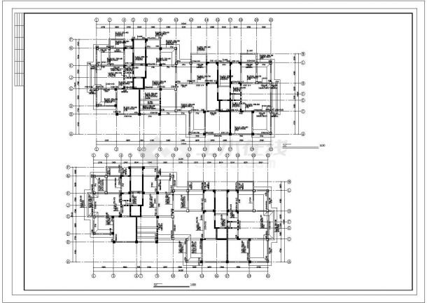 某多层框剪结构住宅楼设计cad全套结构施工图（含设计说明）-图一
