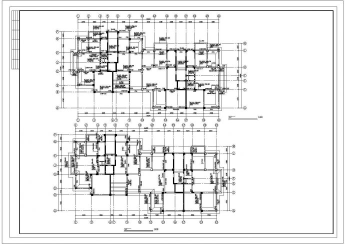 某多层框剪结构住宅楼设计cad全套结构施工图（含设计说明）_图1