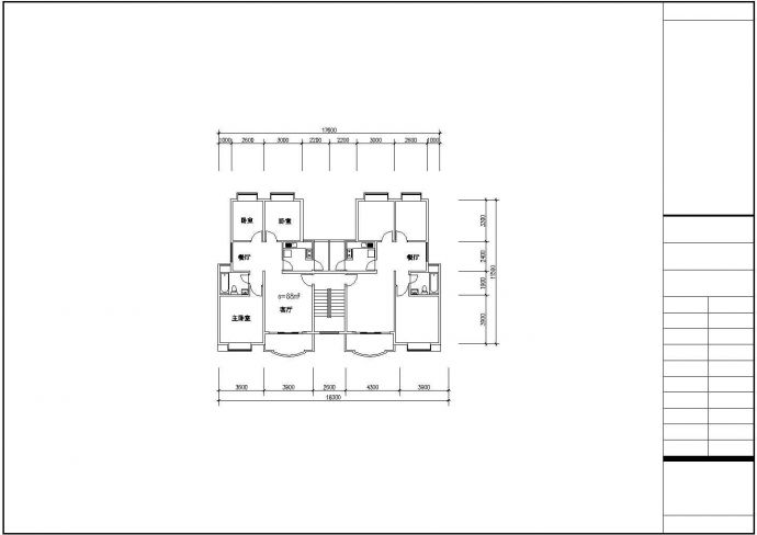 太原市青塘花园小区经典热门户型设计CAD设计图（共40张）_图1