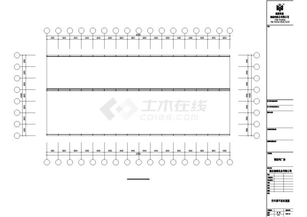 湖北某公司钢结构工程CAD图纸-图二