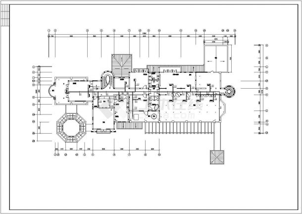 西安市软件园内部综合办公楼地源热泵空调系统设计CAD图纸-图二