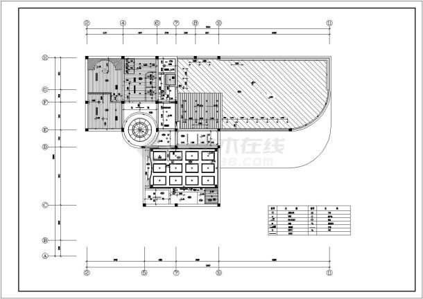 某市郊豪华多层别墅建筑方案设计施工CAD图纸-图二