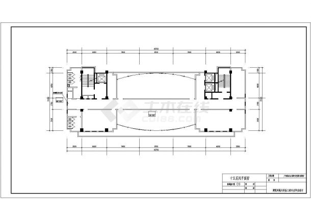 石家庄市某市政单位6层框架结构办公楼空调系统设计CAD图纸-图二