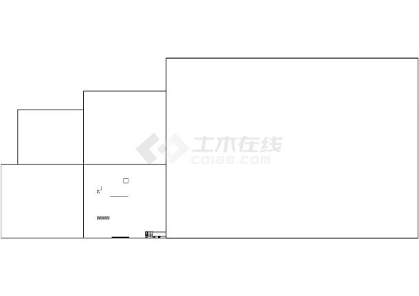 某旅游度假区低成本小型别墅建筑方案设计施工CAD图纸-图二