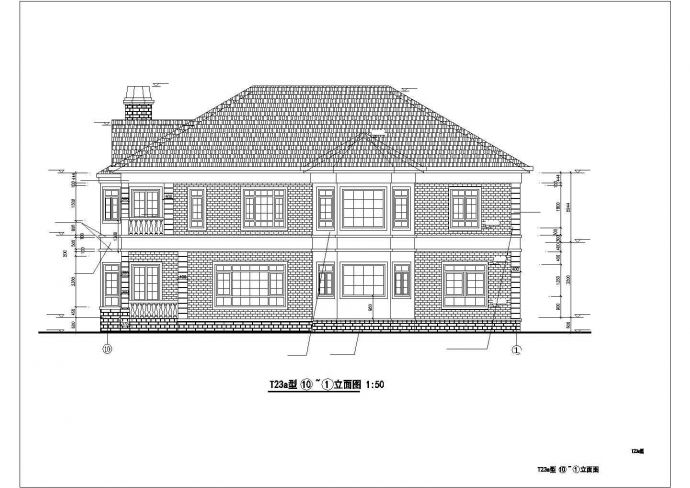 某旅游度假区钢结构别墅建筑方案设计施工CAD图纸_图1
