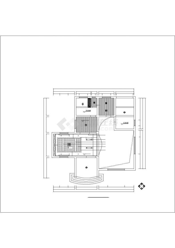 某南方旅游度假区独栋别墅建筑方案设计施工CAD图纸-图二