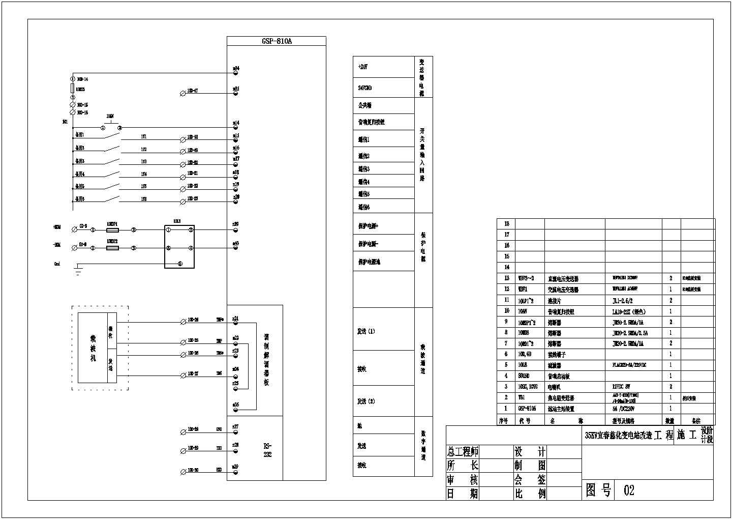 某大型35KV高压变电站设计cad全套电气二次图（标注详细，56张图）