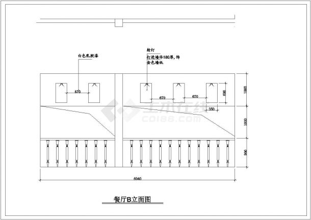 某旅游度假区私人别墅建筑方案设计施工CAD图纸-图一