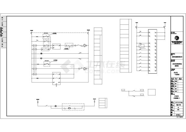 巫山变电站电施CAD电气设计完整图-图一